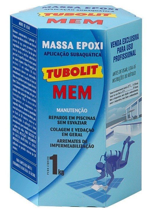 Massa Epoxi Tubolit - 1kg